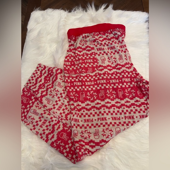 PINK BY Victoria Secret Holiday Sleep Pants - Picture 5 of 10